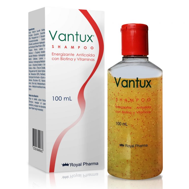 Vantux Shampoo 100ml - Energizante Anticaída con Biotina y Vitaminas