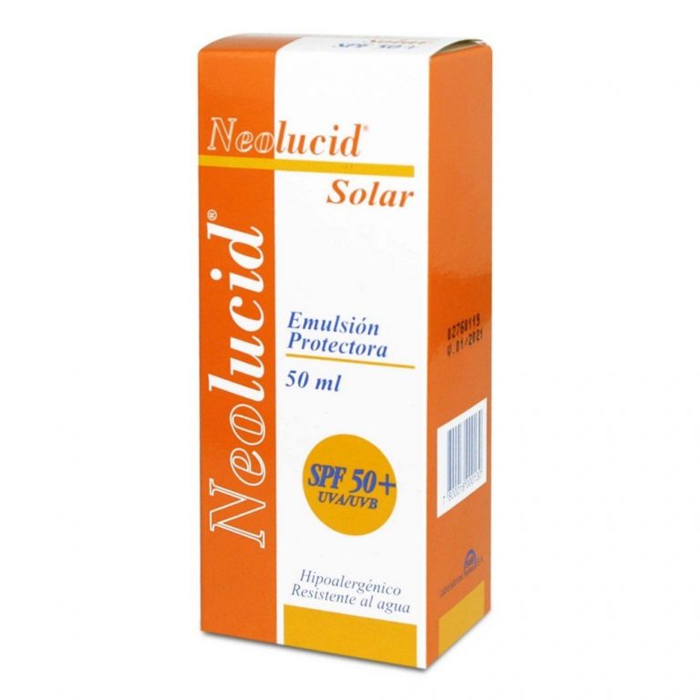 Emulsión Protectora 50ml +50FPS Neolucid Hipoalergénico Resistente al Agua